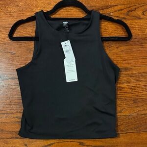 Express body contour Black Tank Top